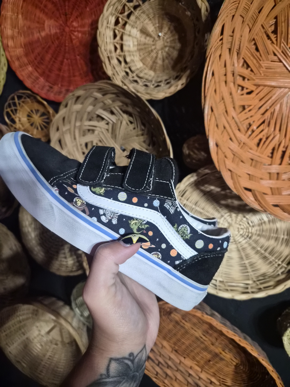 Alien Spaceship Kids Shoes
